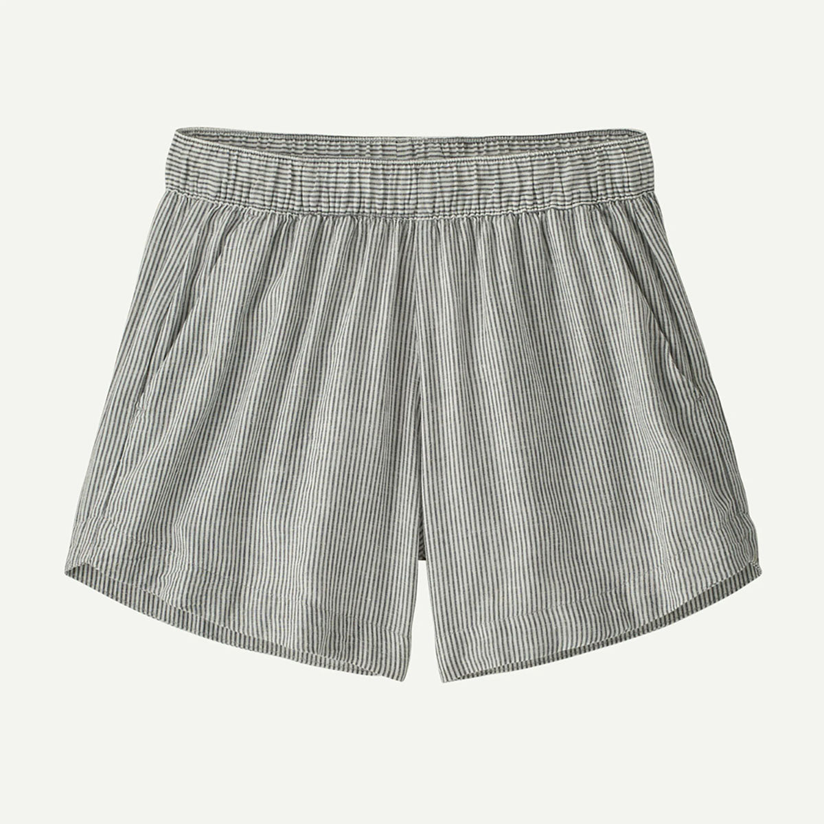 Patagonia Womens Garden Island Shorts - 3 1/2 Solstice Stripe: Smolder Blue