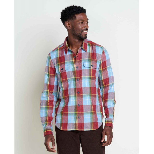 Toad&Co. Mens Ranchero Long Sleeve Shirt 421 Kyanite