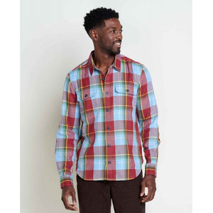 Toad&Co. Mens Ranchero Long Sleeve Shirt 421 Kyanite