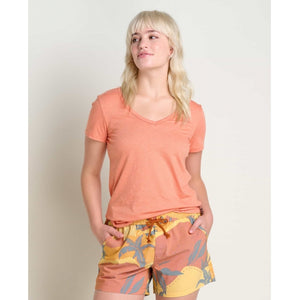 Toad&Co. W Marley II SS Tee 826 Papaya