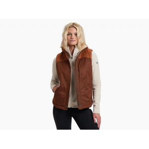 Kuhl Women's Celeste Lined Vest MORU Mocha/Rust