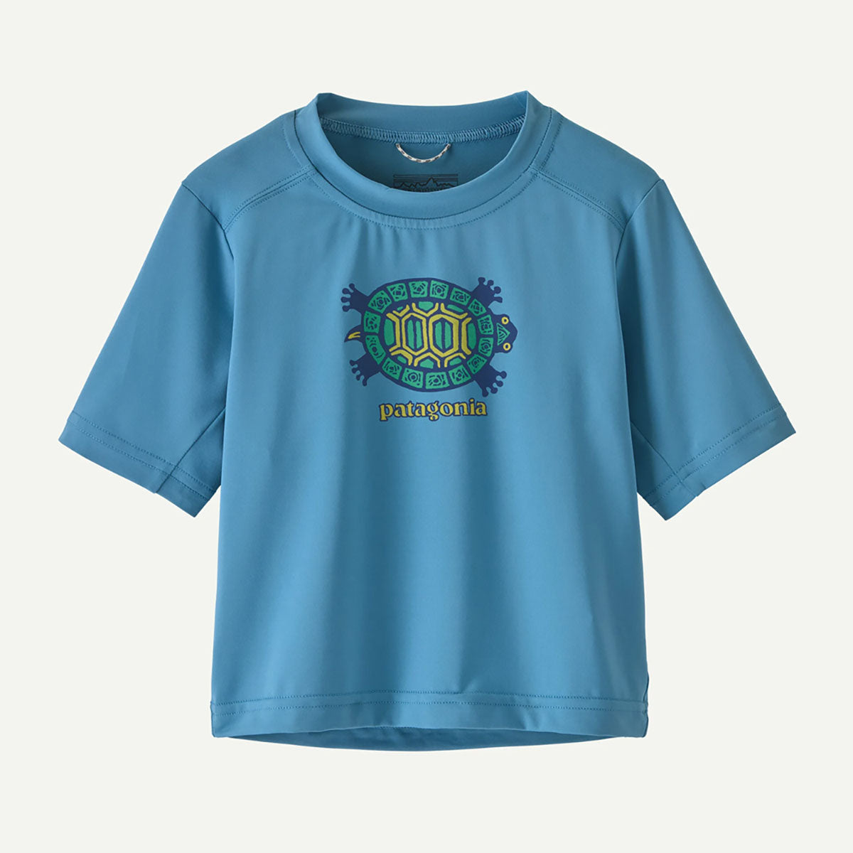 Patagonia Baby Cap Silkweight T-Shirt Island Turtle: Shore Blue