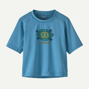 Patagonia Baby Cap Silkweight T-Shirt Island Turtle: Shore Blue