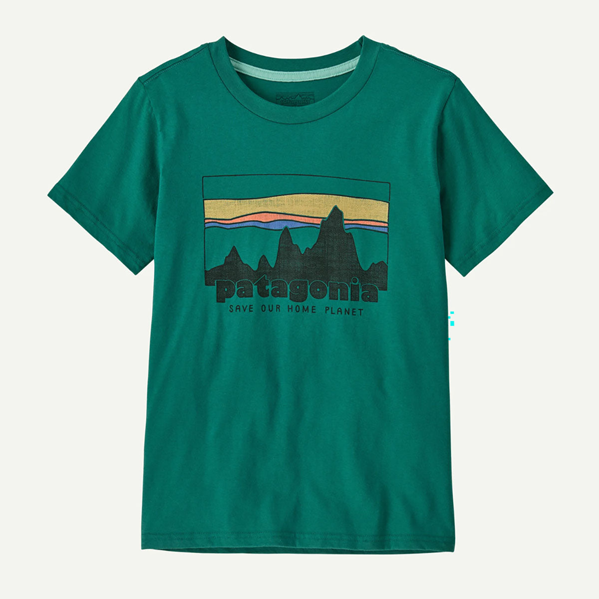 Patagonia Kids 73 Skyline T-Shirt Gem Green
