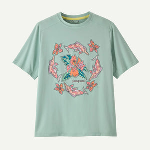 Patagonia Kids Capilene Silkweight T-Shirt Riverbloom: Thin Ice