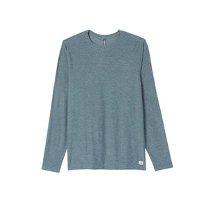 Vuori Mens L/s Strato Tech Tee HKR Kashmir Heather