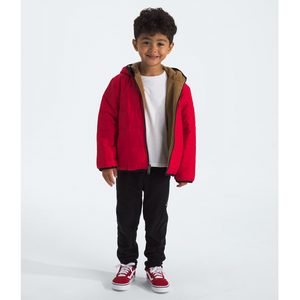 The North Face K B Reversible Shasta Full Zip Hooded Jacket 68 TNF Red / 2