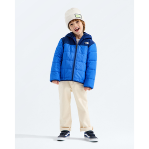 The North Face Kids Boys Reversible Shasta Full Zip Hooded Jacket RC7 Active Blue/Bold Blue