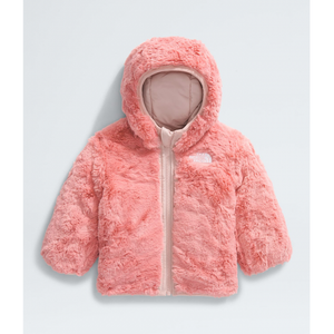 The North Face Baby Reversible Shasta Full Zip Hooded Jacket LK6 Pink Moss