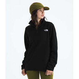 The North Face Womens Glacier Fleece 1/4 Zip Jacket JK3 TNF Black