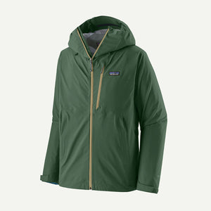 Patagonia Mens Granite Crest Rain Jacket Treeline Green