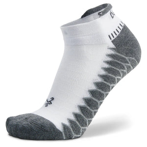 Balega Silver No Show White