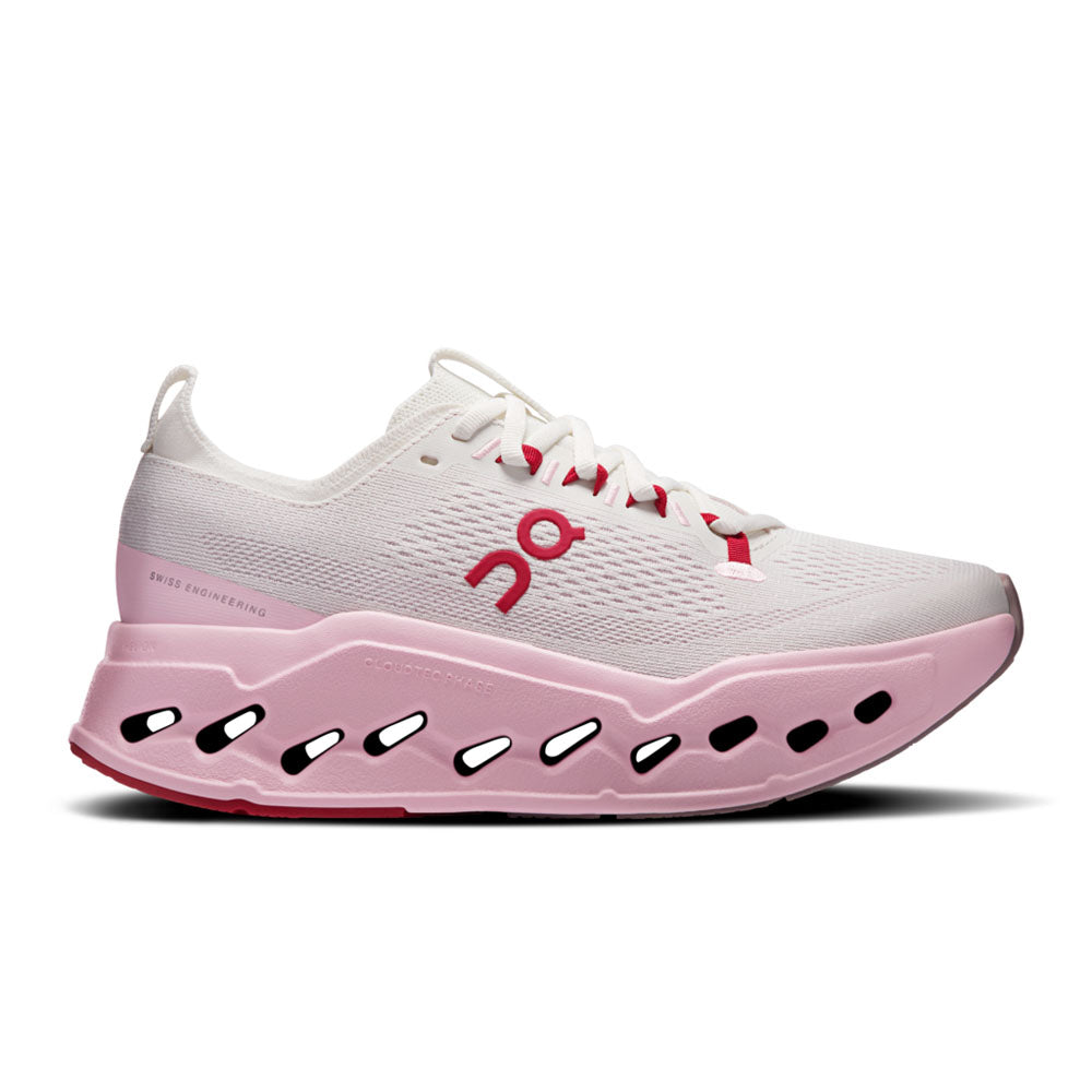 On Running Womens Cloudsurfer Max Ivory | Peony