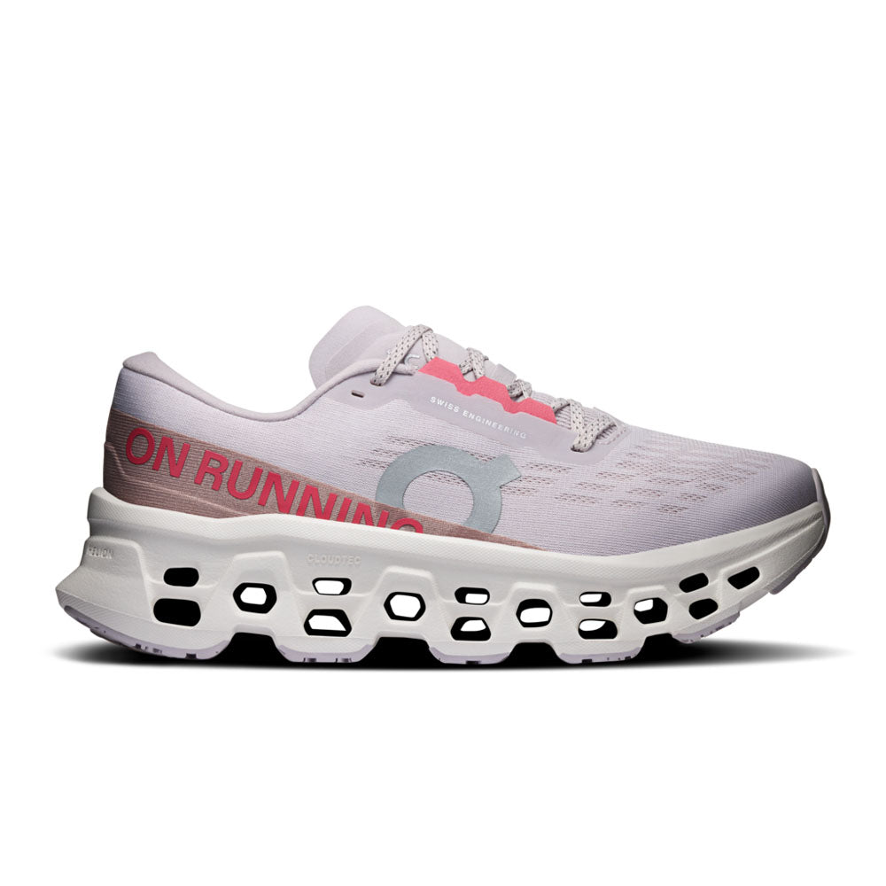 On Running Womens Cloudmonster 3 Ether | Ivory