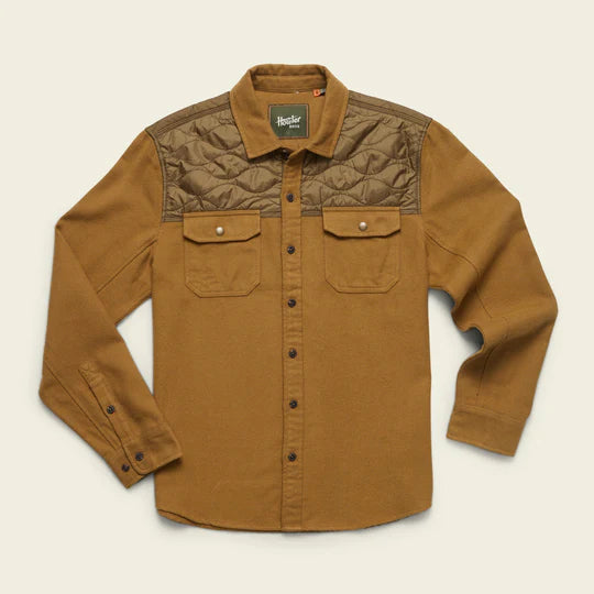 Howler Brothers Men's Quintana Quilted Flannel Teak