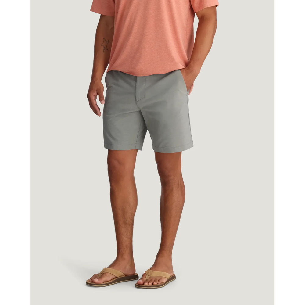 Free Fly Apparel Mens Palmera Hybrid Short Cement