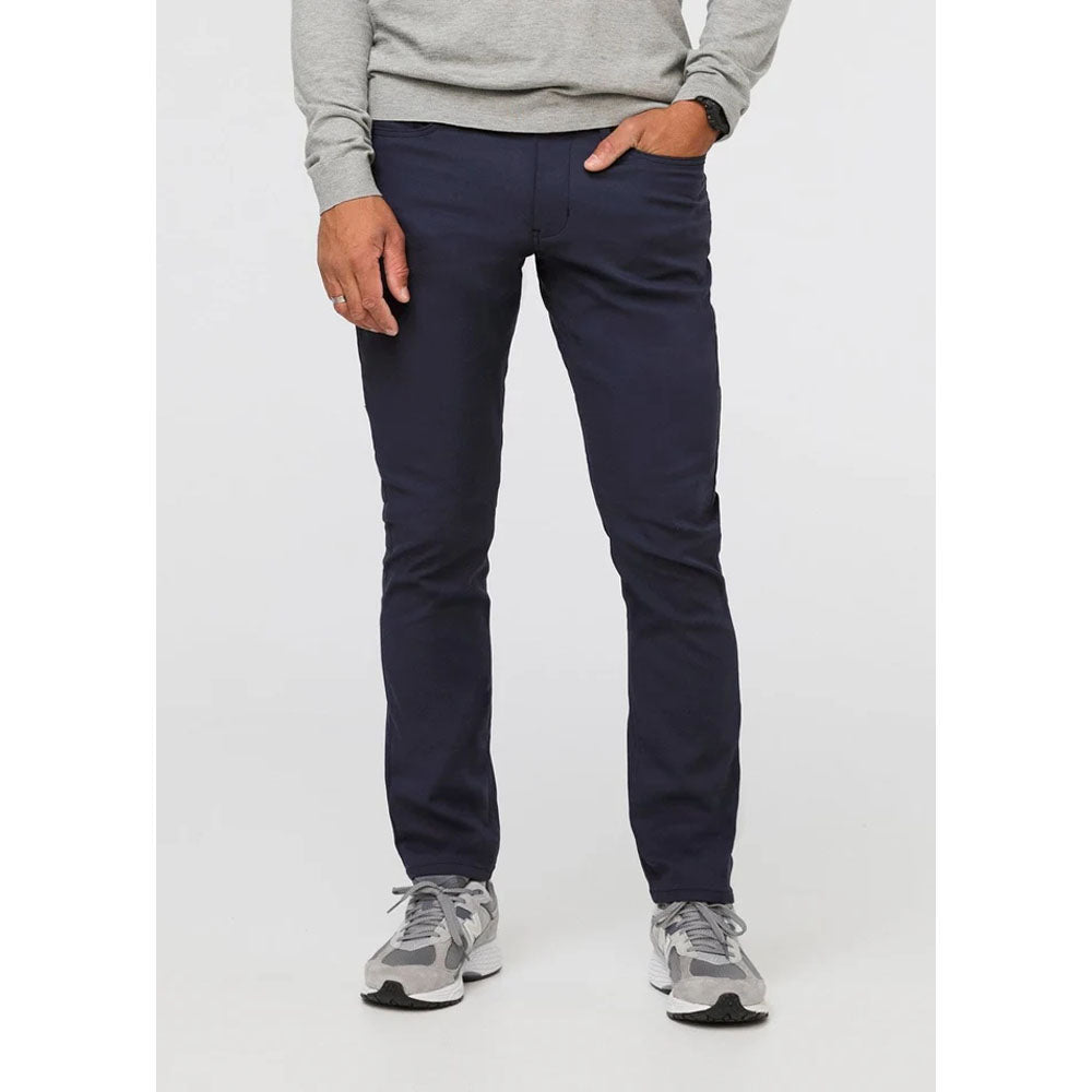 DU/ER Men's NuStretch Relaxed 5-pocket - 32" Inseam Navy