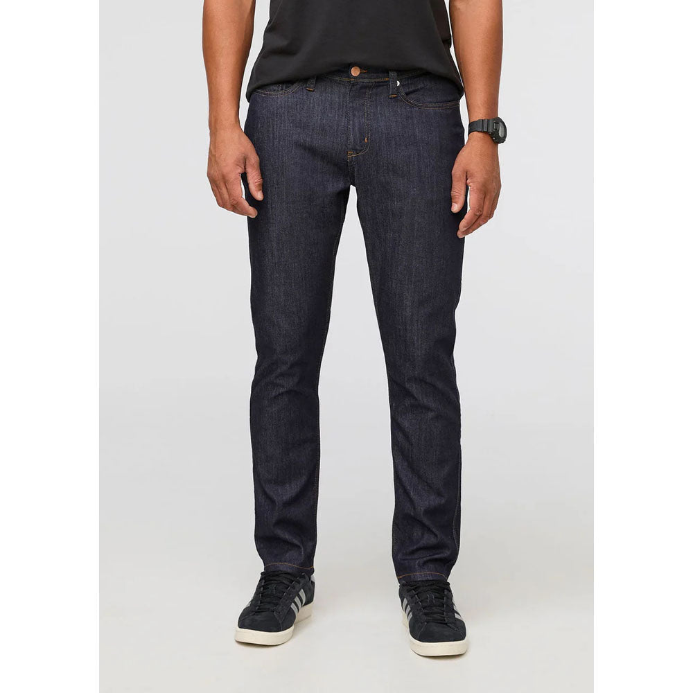 DU/ER Mens Performance Denim Relaxed Taper - 34 Inseam Heritage Rinse