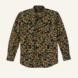 Filson Men's Field Flannel Shirt Frog Camo