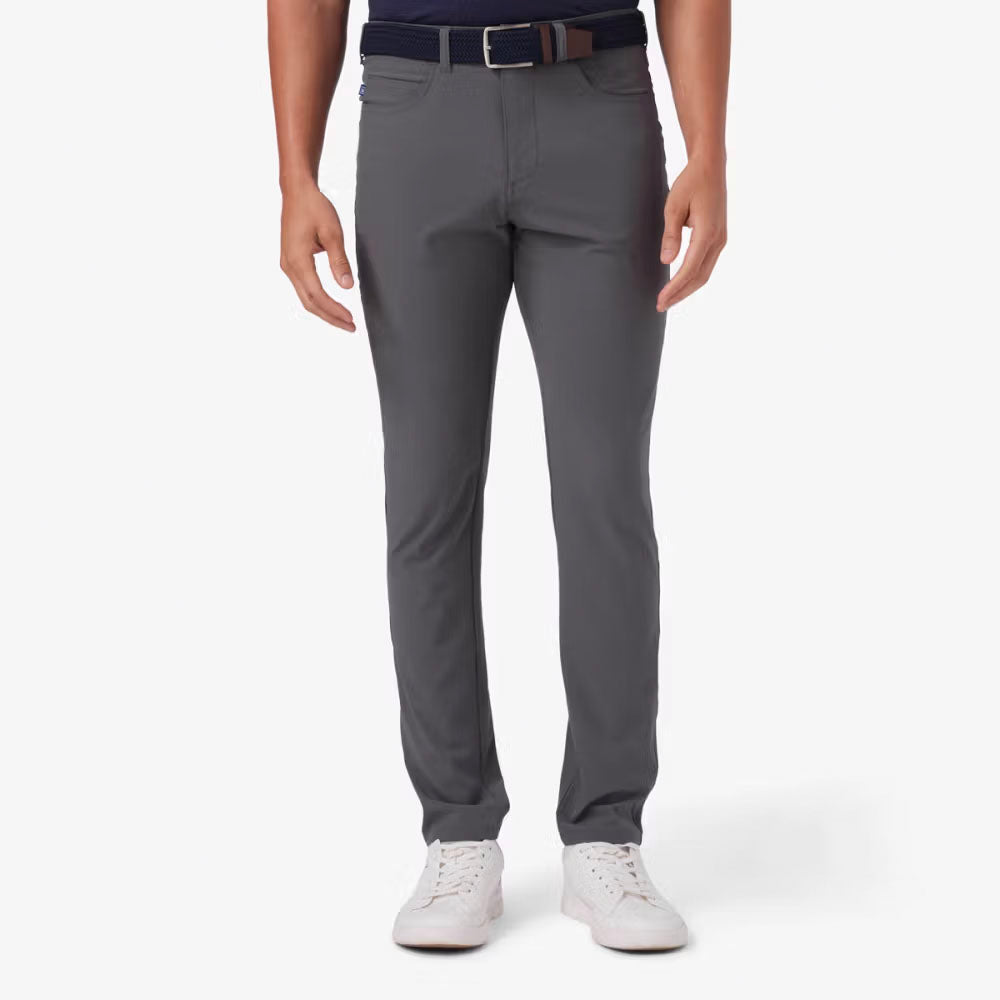 Mizzen+Main Men's Helmsman 5 Pocket Pant 32" Charcoal Solid