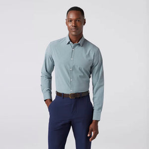 Mizzen+Main Men's Leeward Dress Shirt Fir Winston Check