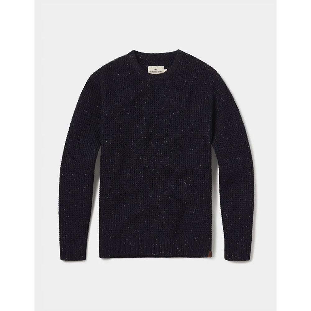 The Normal Brand Men's Seawool Nep Crew Navy