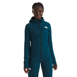The North Face Women's Summit FUTUREFLEECE Full Zip Hoodie Midnight Petrol