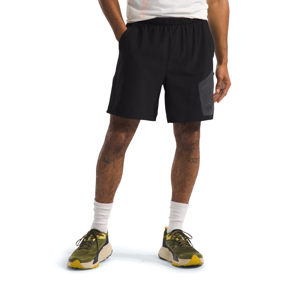 The North Face M Lightstride Short - Reg TNF Black/Asphalt Grey