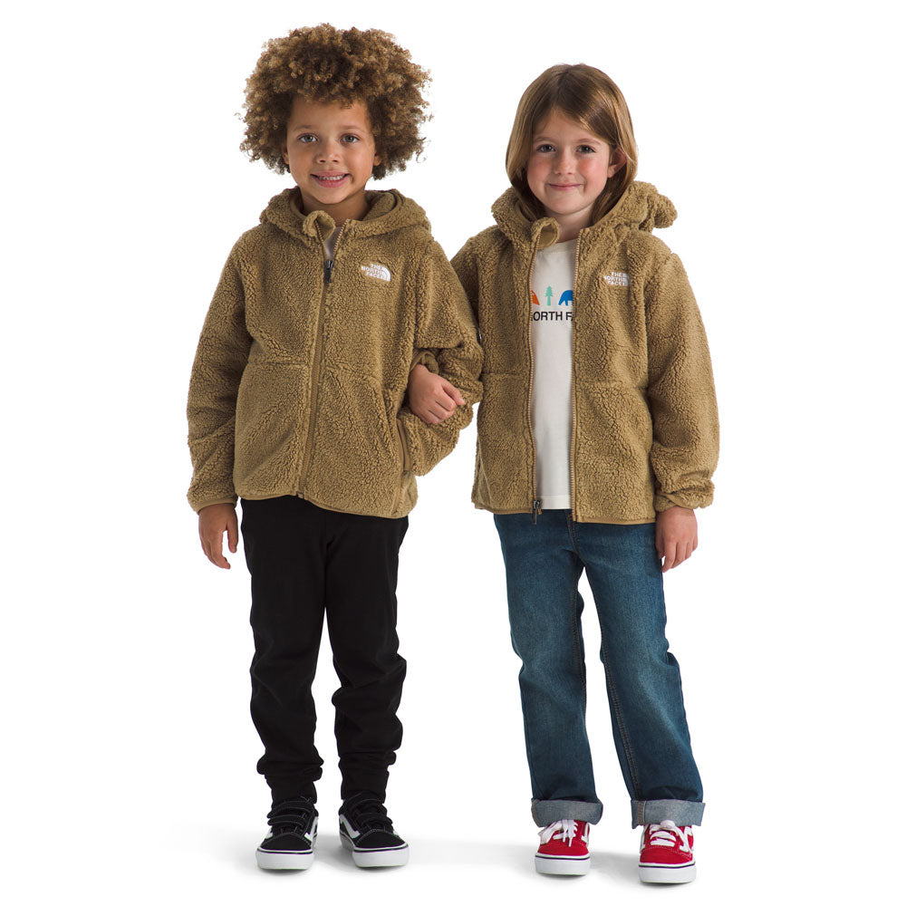 The North Face Kids Campshire Full Zip Hoodie Teddy Brown