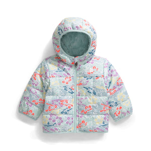 The North Face Baby Reversible Shasta Full Zip Hooded Jacket Muted Pine Folk Floral Tossed Print