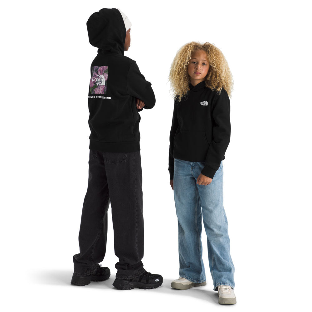 The North Face Teen Evolution Print Box NSE Pullover Hoodie TNF Black