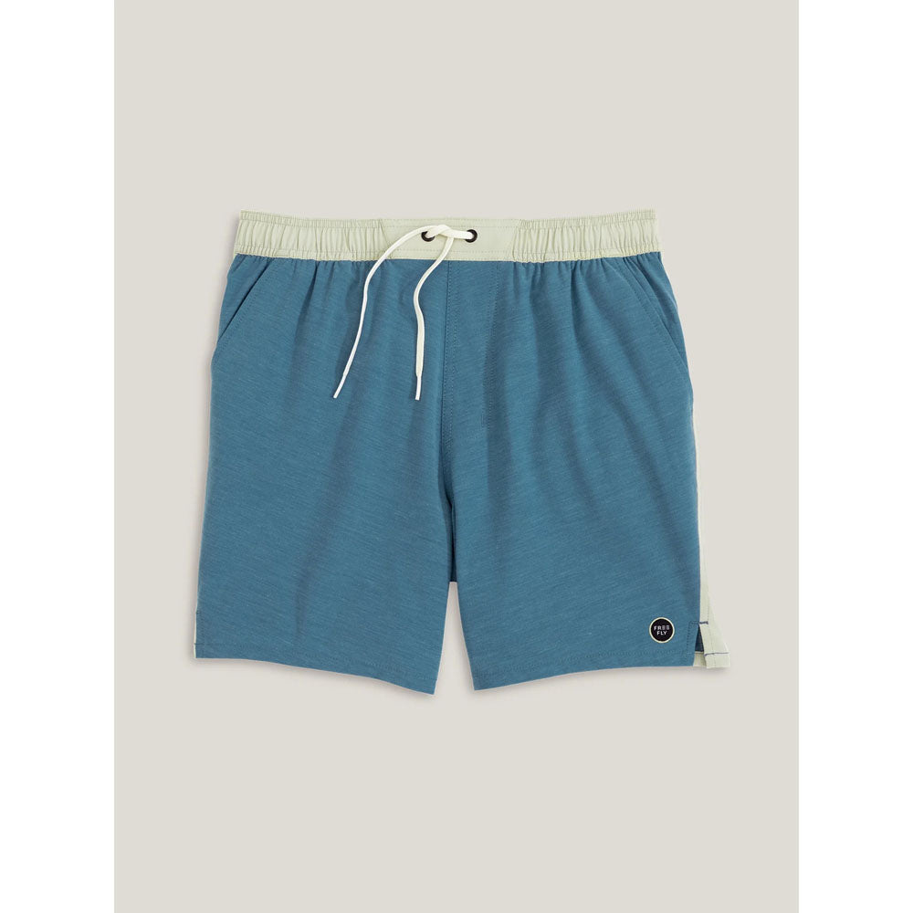 Free Fly Apparel Mens Palmera Trunk 16 Bluestone