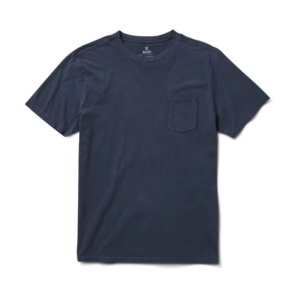 Roark Mens Made to Fade Short Sleeve Tee Washed Orion