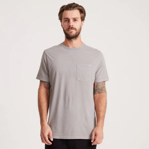 Roark Mens Made to Fade Short Sleeve Tee Washed Grey