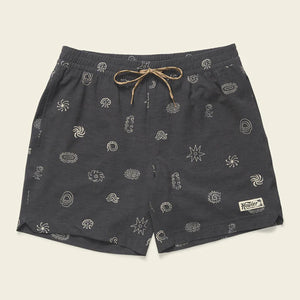 Howler Brothers Mens Deep Set Boardshorts ementos : Black / M