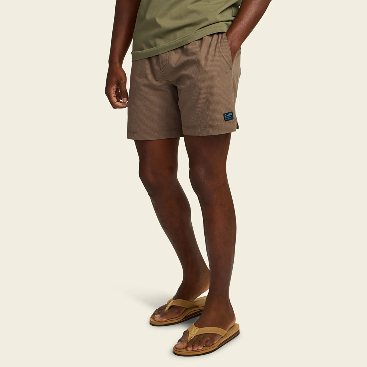 Howler Brothers Mens Salado Shorts - Seersucker Seersucker : Morel