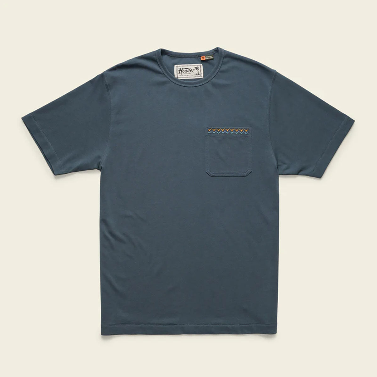 Howler Brothers Mens Spectrum Pocket Tee Dark Slate