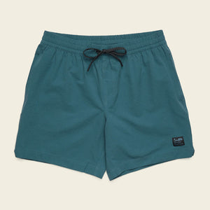 Howler Brothers Mens Salado Seersucker Shorts Dark Teal