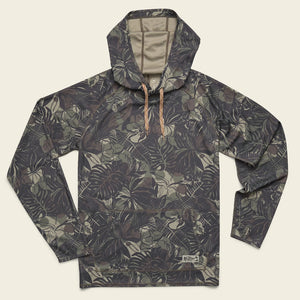 Howler Brothers Mens Loggerhead Hoodie Tropic Noir: Antique Black