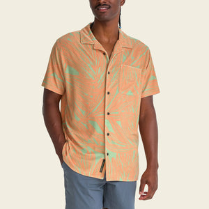 Howler Brothers Mens Terry Palapa Shirt Full Frondal: Dreamsicle