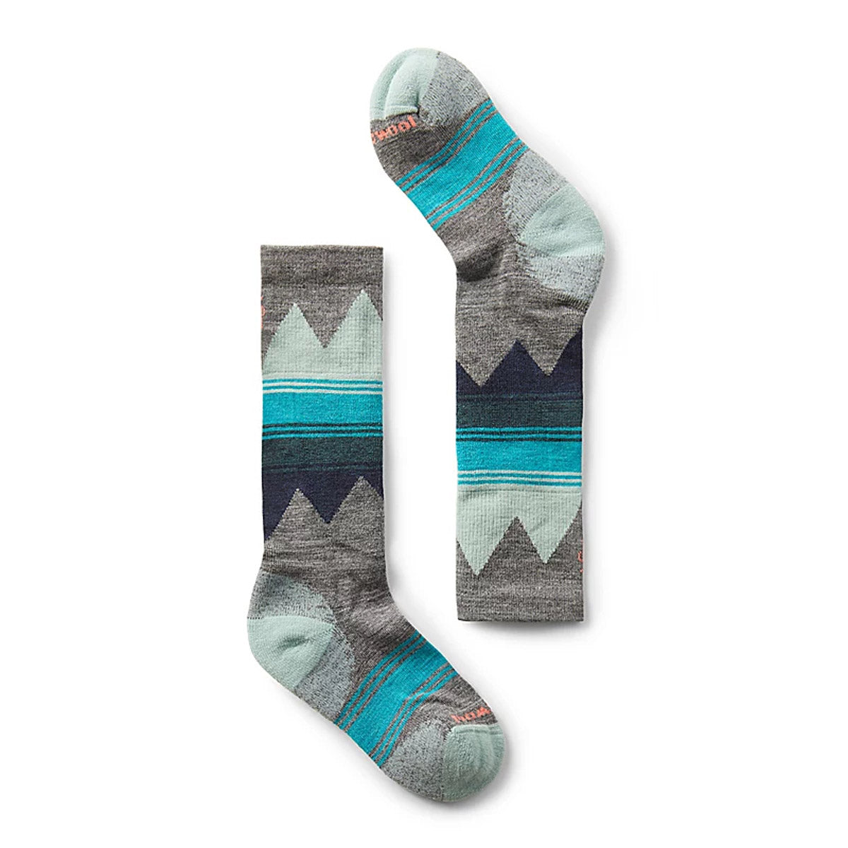 Smartwool Kids' Ski Light Cushion Over The Calf Socks edium Gray / M