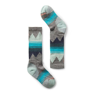 Smartwool Kids' Ski Light Cushion Over The Calf Socks edium Gray / M