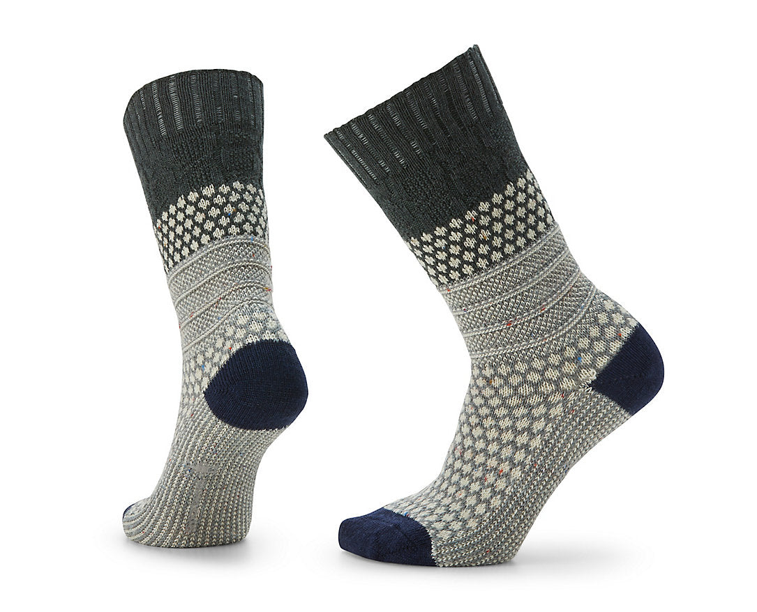 Smartwool Women's Everyday Popcorn Cable Crew Socks L46 Ultra Violet