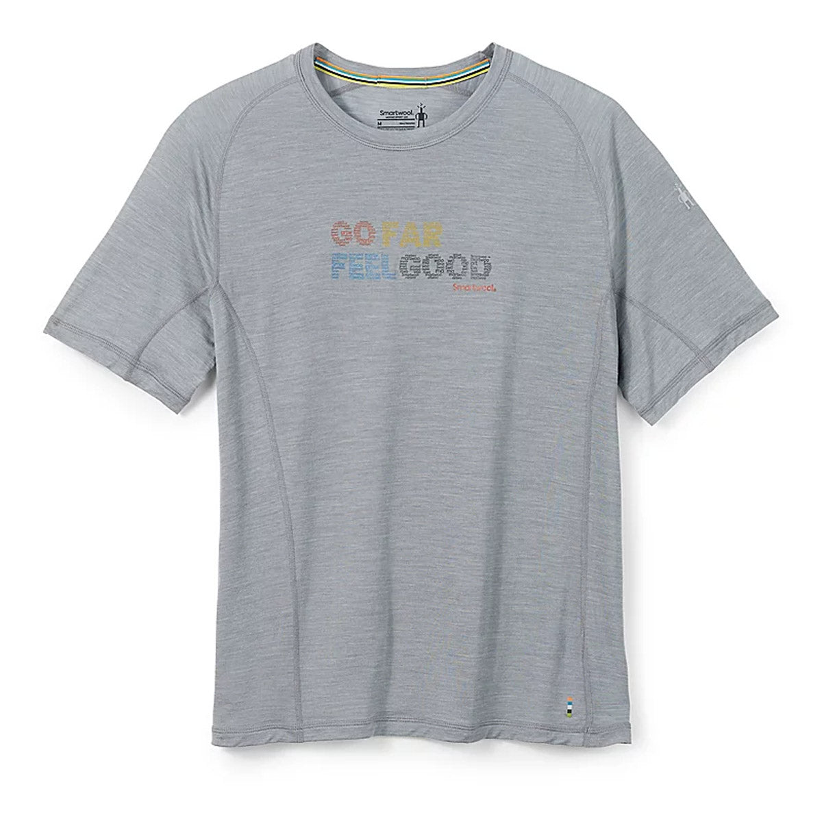 Smartwool Men's Active Ultralite Short Sleeve Light Gray Heather
