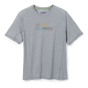 Smartwool Men's Active Ultralite Short Sleeve Light Gray Heather