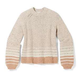 Smartwool Women's Cozy Lodge Ombre Sweater Oat Heather