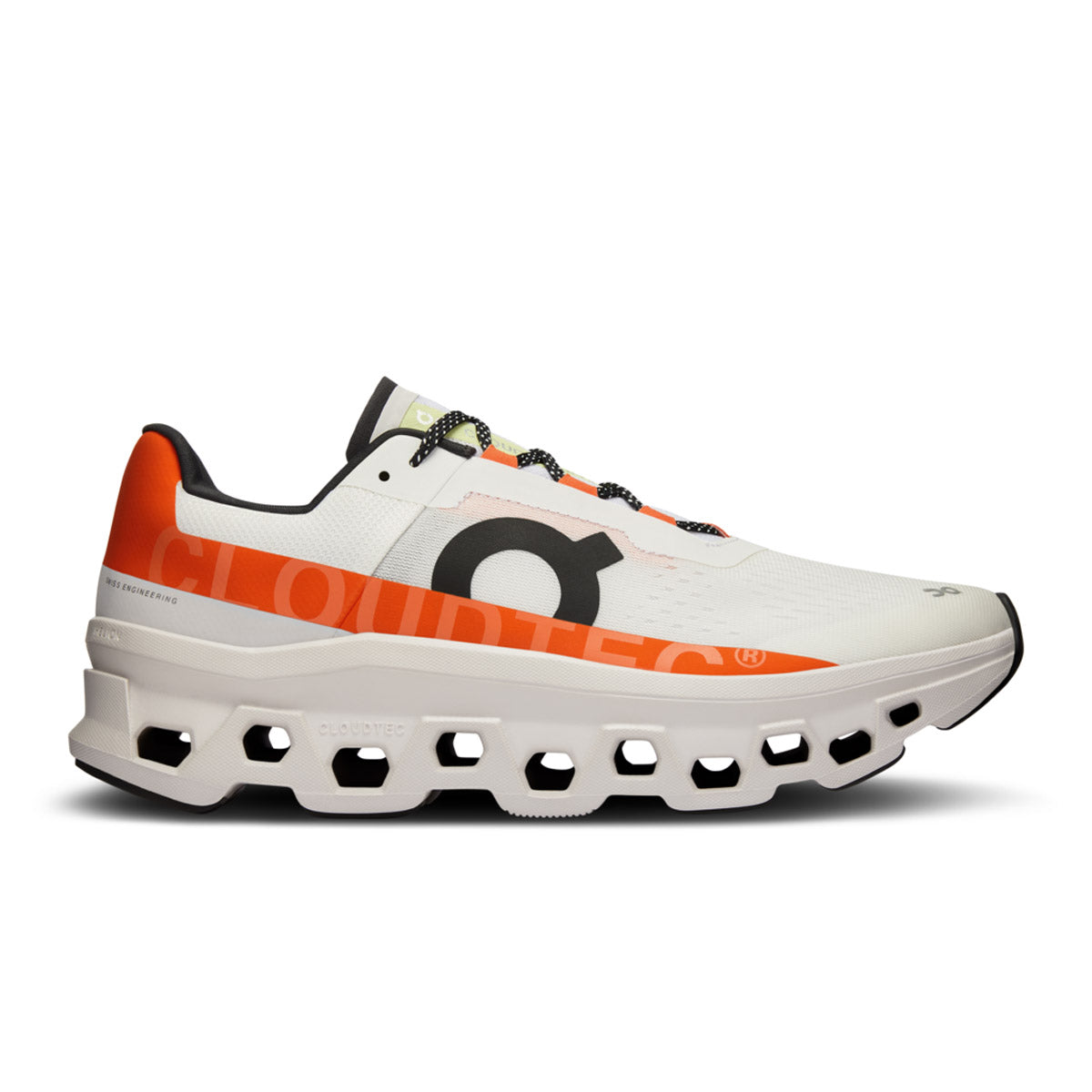 On Running Men's Cloudmonster Undyed White | Flame