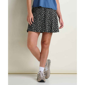 Toad&Co. Womens Seleena Skort Black and Salt Print
