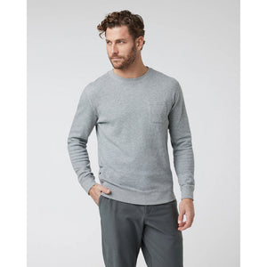 Vuori Mens Jeffreys Pullover Heather Grey