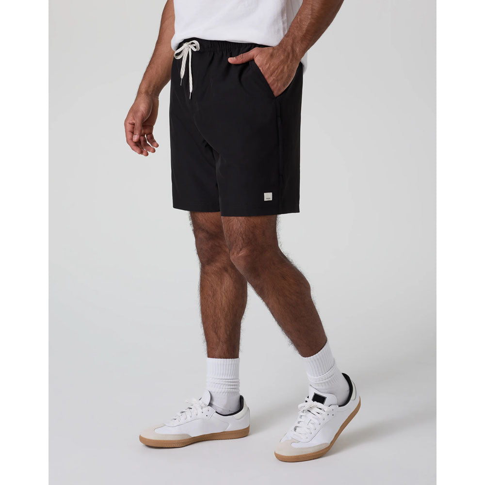 Vuori Mens Banks Session Short Unlined 7 Black